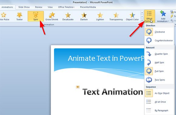 How To Animate Text In PowerPoint Slide PowerPoint Presentation