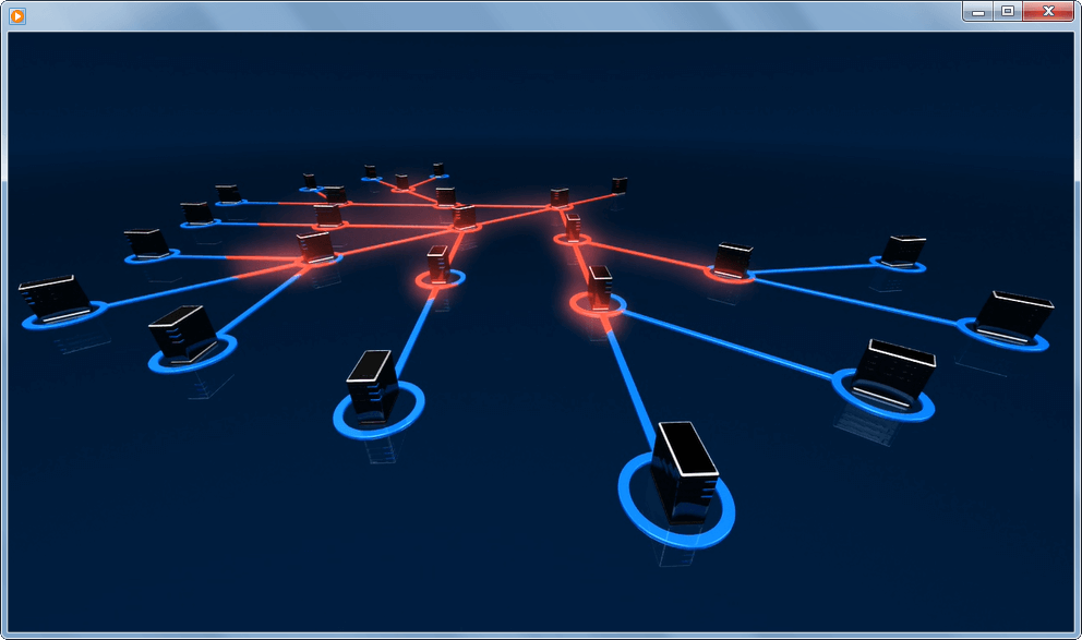 Animated Network Security PowerPoint Template