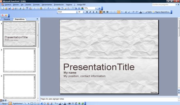 Scrapbook PowerPoint Template