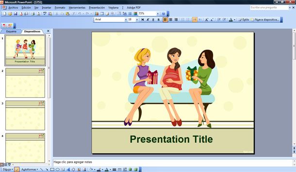 Free Baby Shower PowerPoint Template