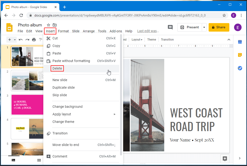 How To Delete Slides In Google Docs