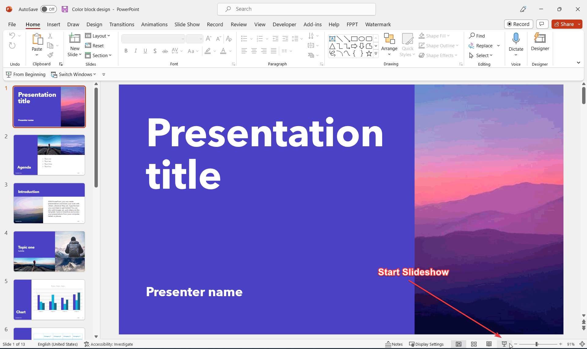 how-to-start-slideshow-presentation-fppt