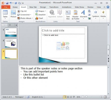 how to present a powerpoint presentation with notes