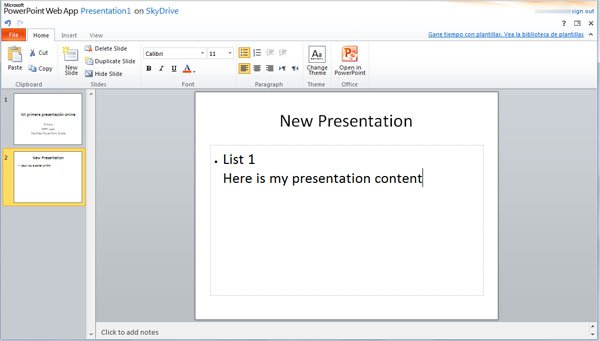 Using PowerPoint Online to Make Presentations for Free