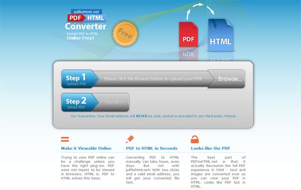 Online PDF To HTML Converter