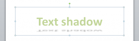 text shadow on powerpoint