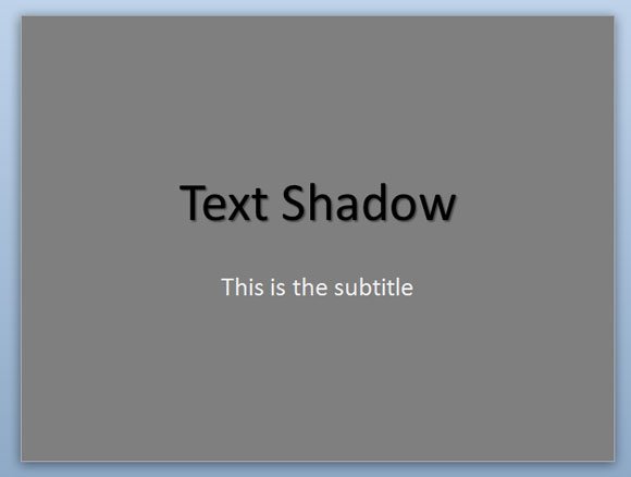 remove text shadow powerpoint for mac
