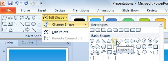 How To Change A Shape In PowerPoint On The Fly