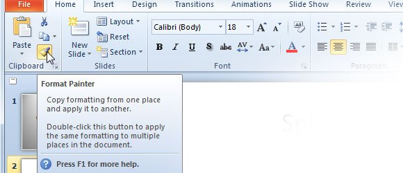 Useful Tip Use Format Painter To Apply The Same Formatting To Multiple 