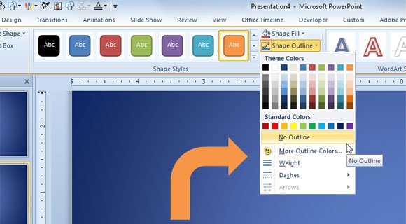 how-to-make-a-branched-arrow-shape-in-powerpoint-2010