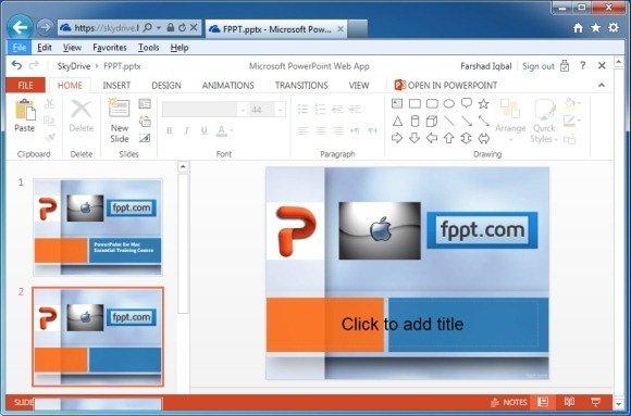 view powerpoint presentations online