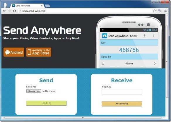 send anywhere ipad