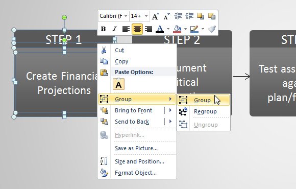 Group Shapes In PowerPoint With CTRL G