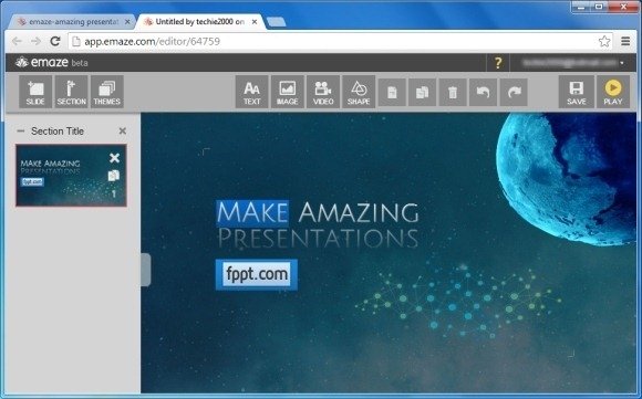 presentation websites like emaze