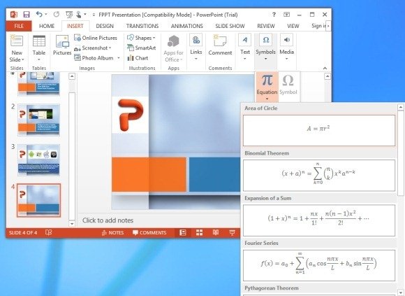 how-to-add-math-expressions-and-equations-in-powerpoint-2013