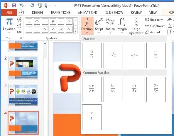 how-to-add-math-expressions-and-equations-in-powerpoint-2013