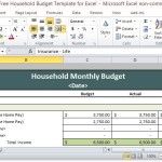 Budget Spreadsheet for Every Household