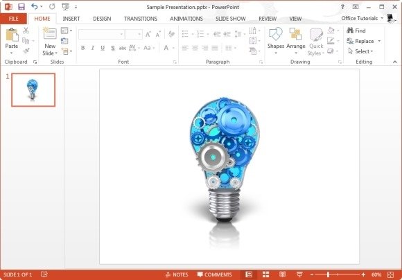 Light Bulb Idea Gears Clipart