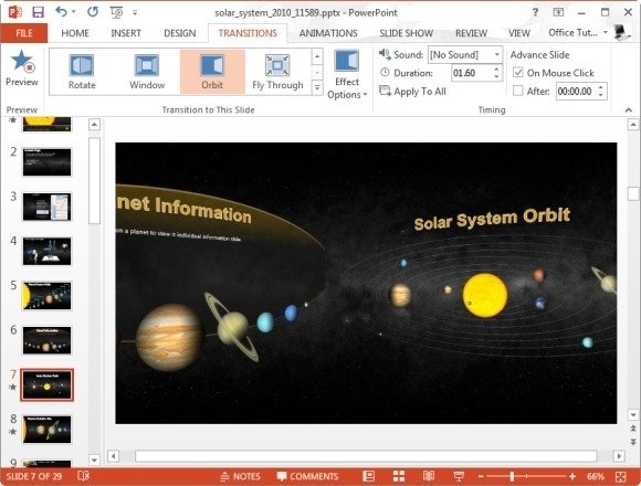 How To Orbit Your Slides in a PowerPoint Slide Show