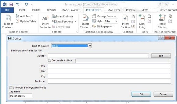 How To Add Citations And References In Microsoft Word Documents