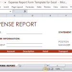 Easily List Expenses in this Form