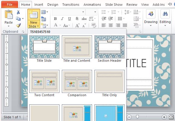 create a new presentation using the savon theme