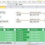 T-Account Ledger Template For Excel