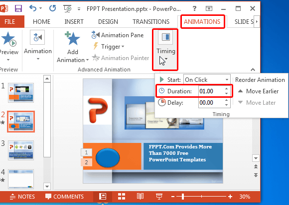 add countdown timer to powerpoint slide
