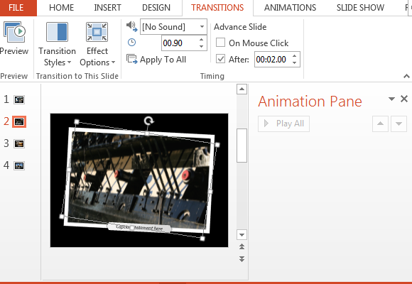 presentation 3d transition