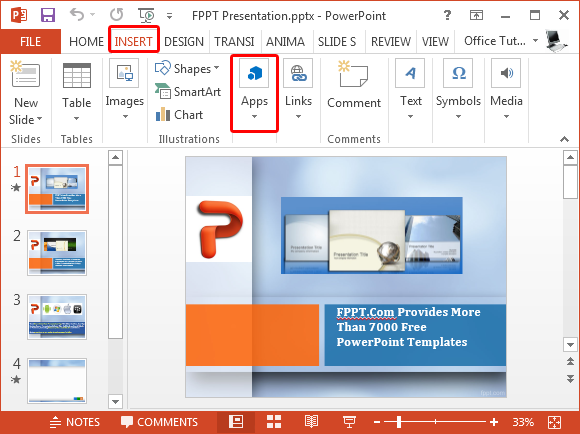 Insert QR Codes in PowerPoint With QR4Office Add-In