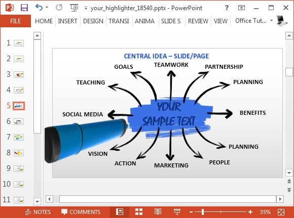 highlighting pictures in powerpoint