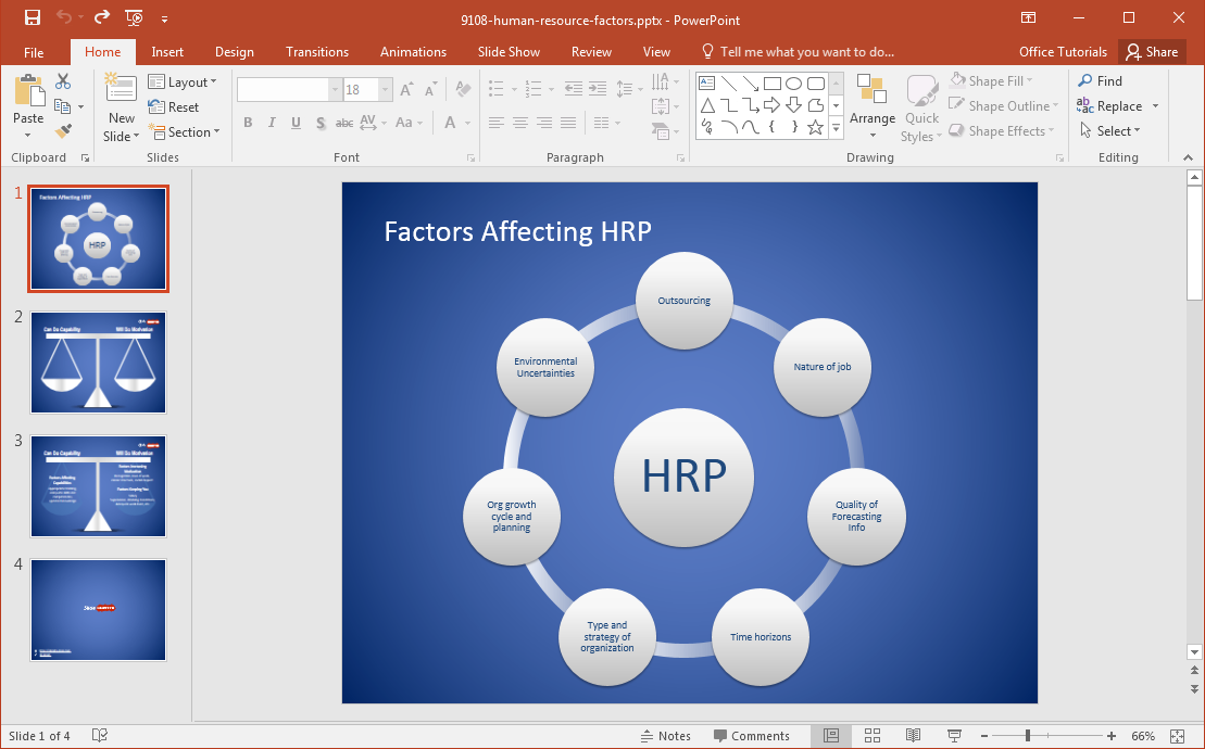free-human-resource-factors-powerpoint-template