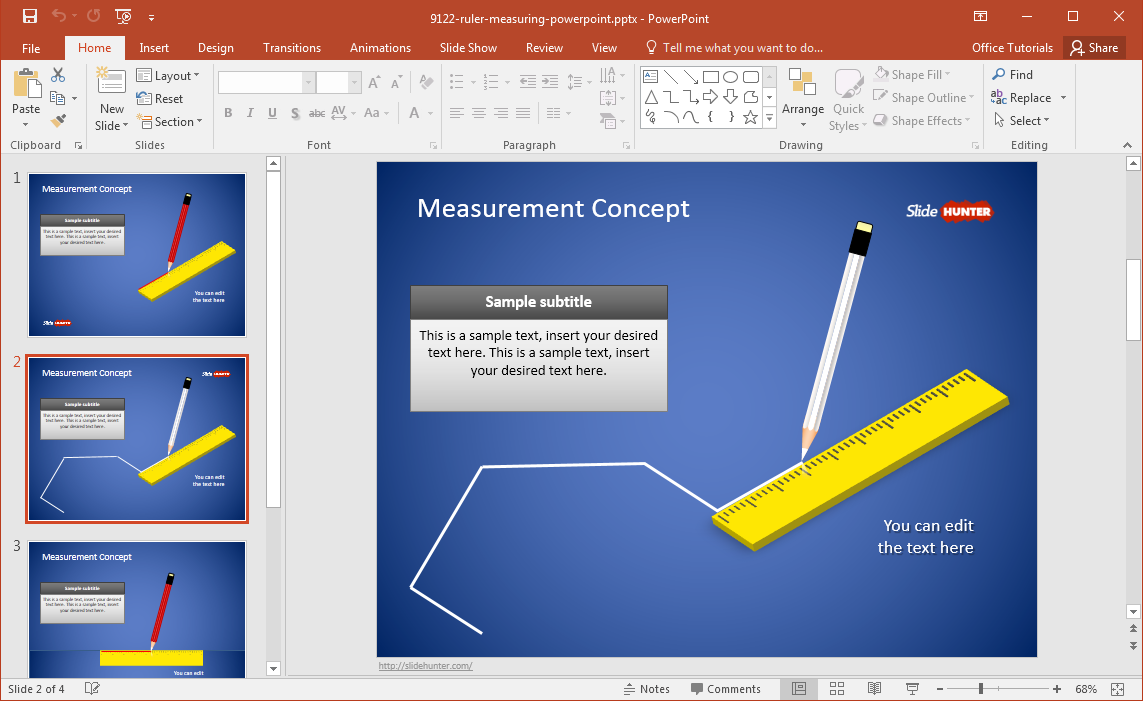 Free Geometry PowerPoint Template