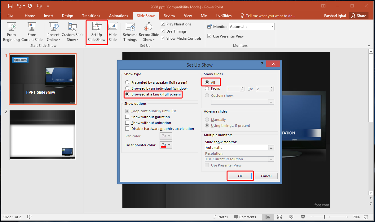 How To Use Presentation Mode In Powerpoint