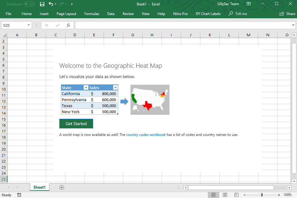 How to Make a Geographic Heat Map in Excel