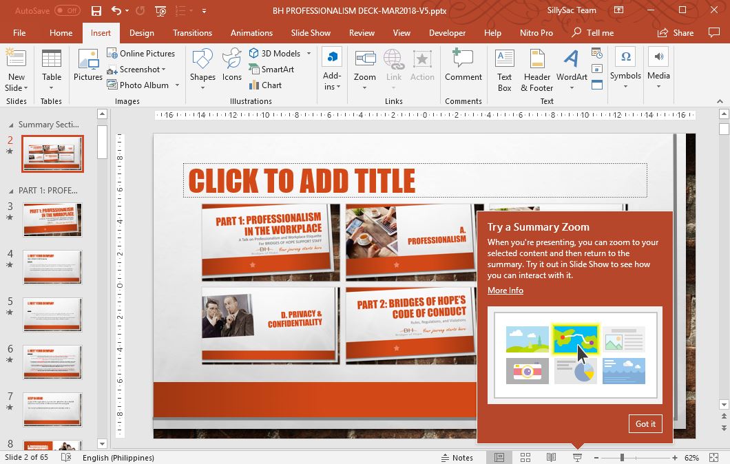 how to use powerpoint presentation on zoom