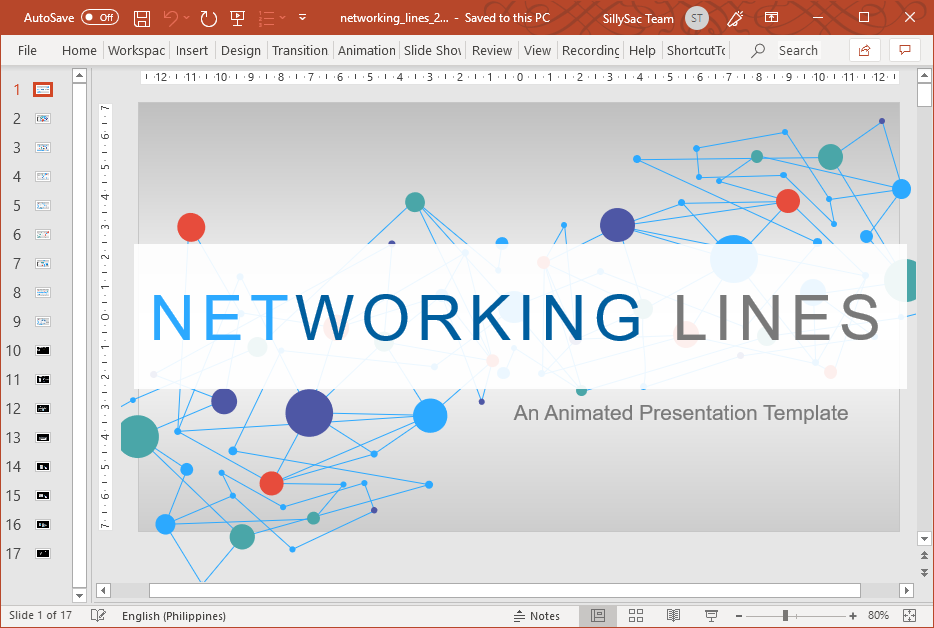 presentation templates for networking