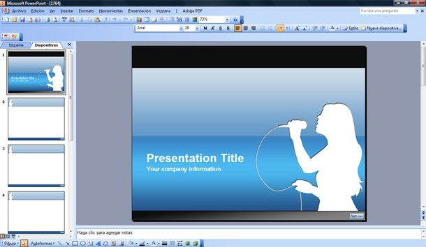 Karaoke PowerPoint Template