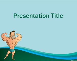 Free Muscle Training PowerPoint Template