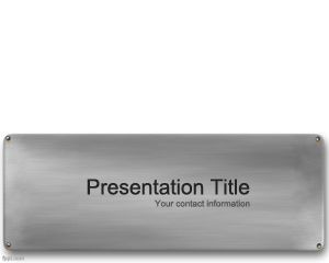 Free Shingle PowerPoint Template