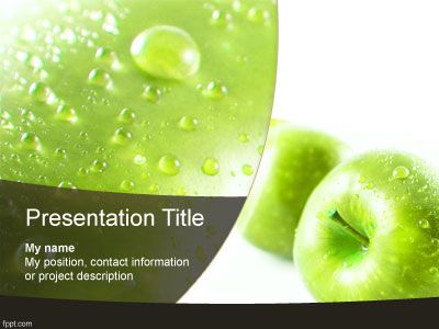 Green Apple PowerPoint Template