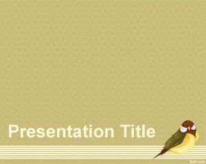 Birdie PowerPoint Template