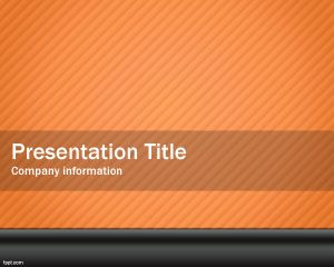 orange powerpoint template background ppt