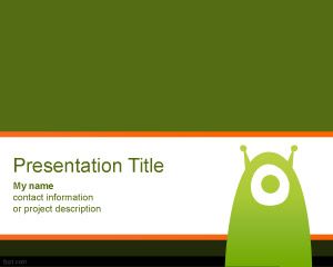 Free Extraterrestrial PPT template