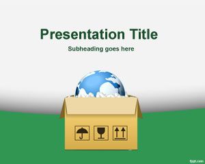 Free supply chain PowerPoint template