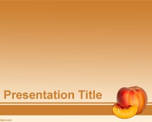 Peach PowerPoint Template