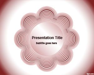 red flower powerpoint