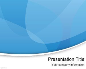 blue slide design PowerPoint template FREE download