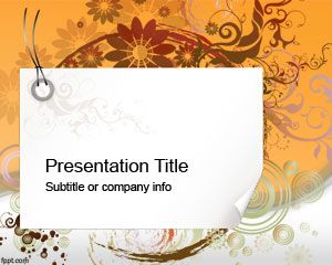 Swirl PowerPoint Template