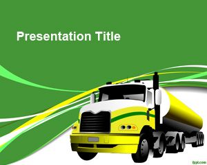 Gas Truck PowerPoint Template